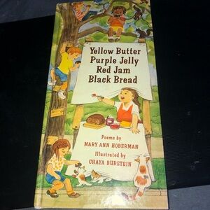 Yellow Butter Purple Jelly Red Jam Black Bread Book